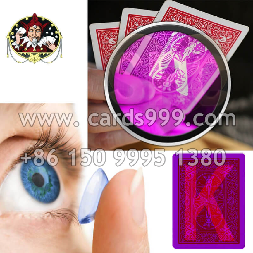 marked cards contact lenses for poker cheating